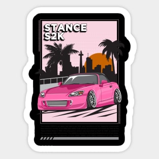 Honda S2000 (Pink) Sticker